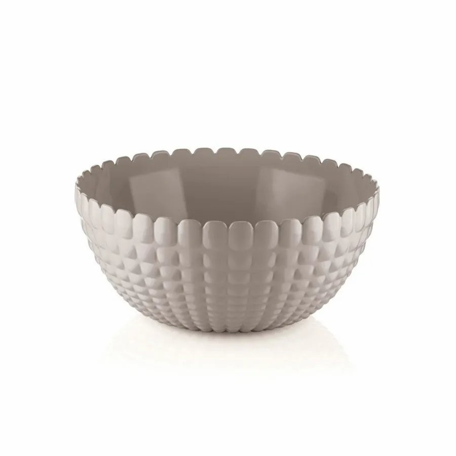 Bowls | Guzzini Guzzini Tiffany Salad Bowl, 25Cmx11Cm, Taupe