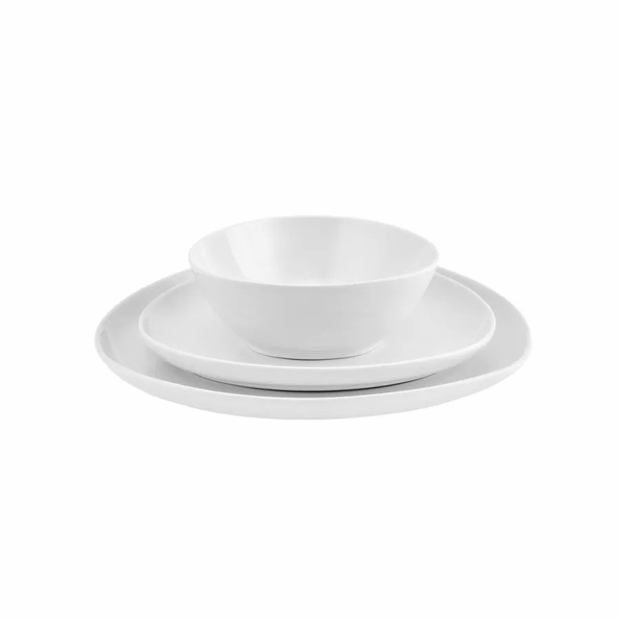 Porcelain Dinner Sets | Karaca Karaca Catrice 18-Piece Porcelain Dinner Set For 6 People, White