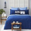 Duvet Cover Sets | Nautica Home Nautica Creek 100% Turkish Cotton Duvet Cover Set, Double, 200Cmx200Cm, Blue Navy Blue