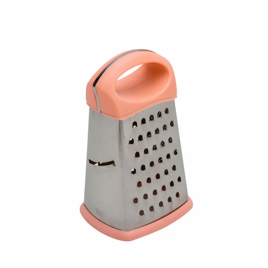 Kitchen Gadgets | Crick Crack Crick Crack Box Grater, 20Cm, Pink Silver