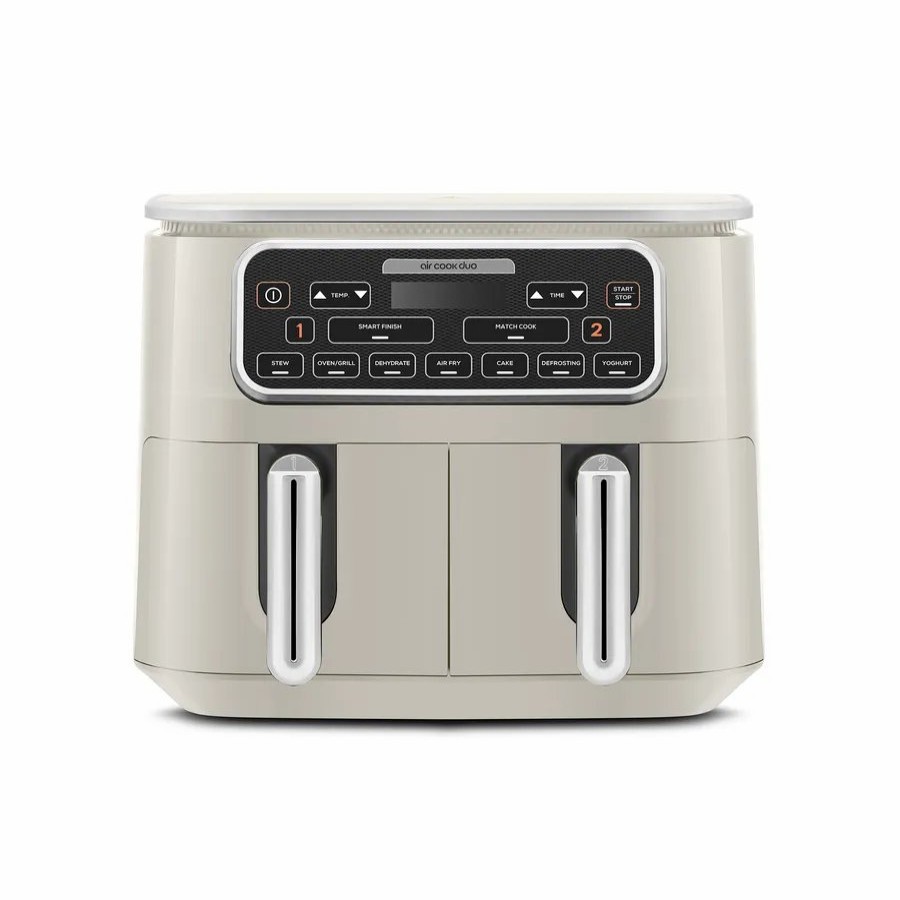 Airfryer | Karaca Karaca Air Cook 2-In-1 Dual Xxxl Air Fryer With Stew Function, 8L, 2500W, Starlight