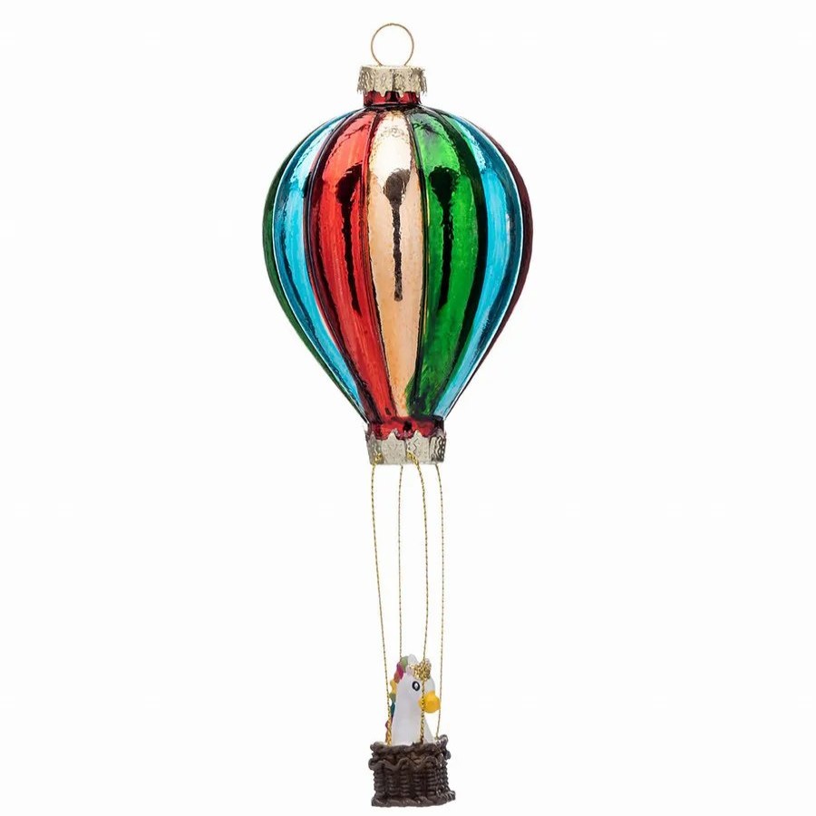 Ornaments | Karaca Home Karaca New Year Christmas Baloon Glass Tree Decoration, 6.9Cmx6.9Cmx18Cm, Multi