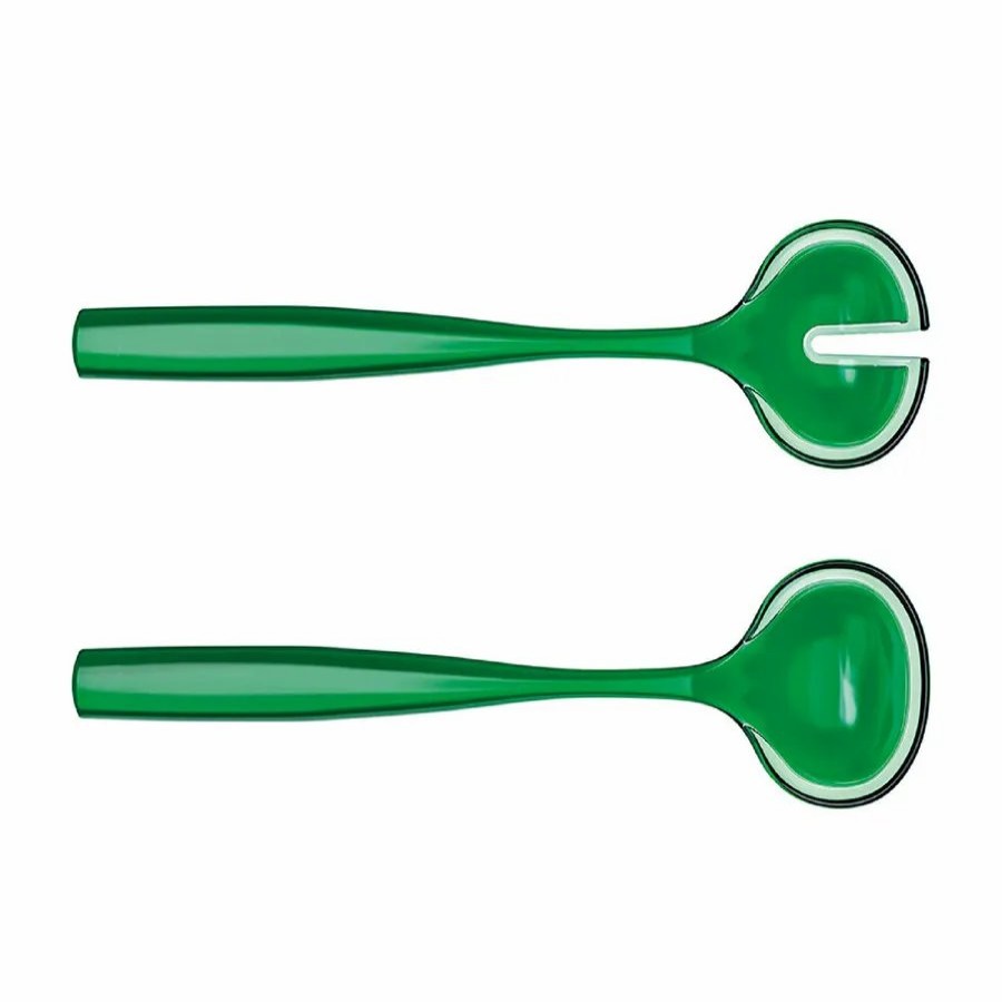 Kitchen Utensils | Guzzini Guzzini Dolce Vita 2 Piece Salad Servers, 28Cm, Green