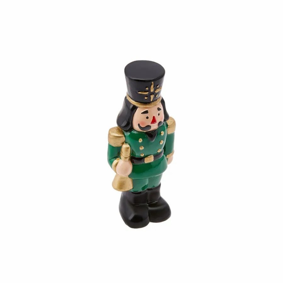 Ornaments | Karaca Home Karaca Home New Year Christmas Ceramic Nutcracker Figure, 12Cm, Multi