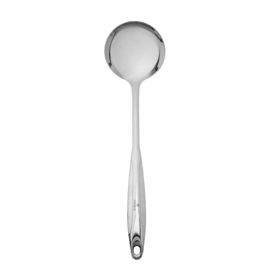 Kitchen Utensils | Karaca Karaca Luxury Stainless Steel Ladle, 34.5Cmx9.5Cm, Silver