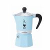 Cafetieres | Bialetti Bialetti Rainbow Moka Espresso Coffee Maker, 3 Cups, Light Blue