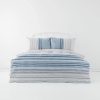 Duvet Cover Sets | Karaca Home Karaca Home Aspen 100% Turkish Cotton Duvet Cover Set, King, White Blue