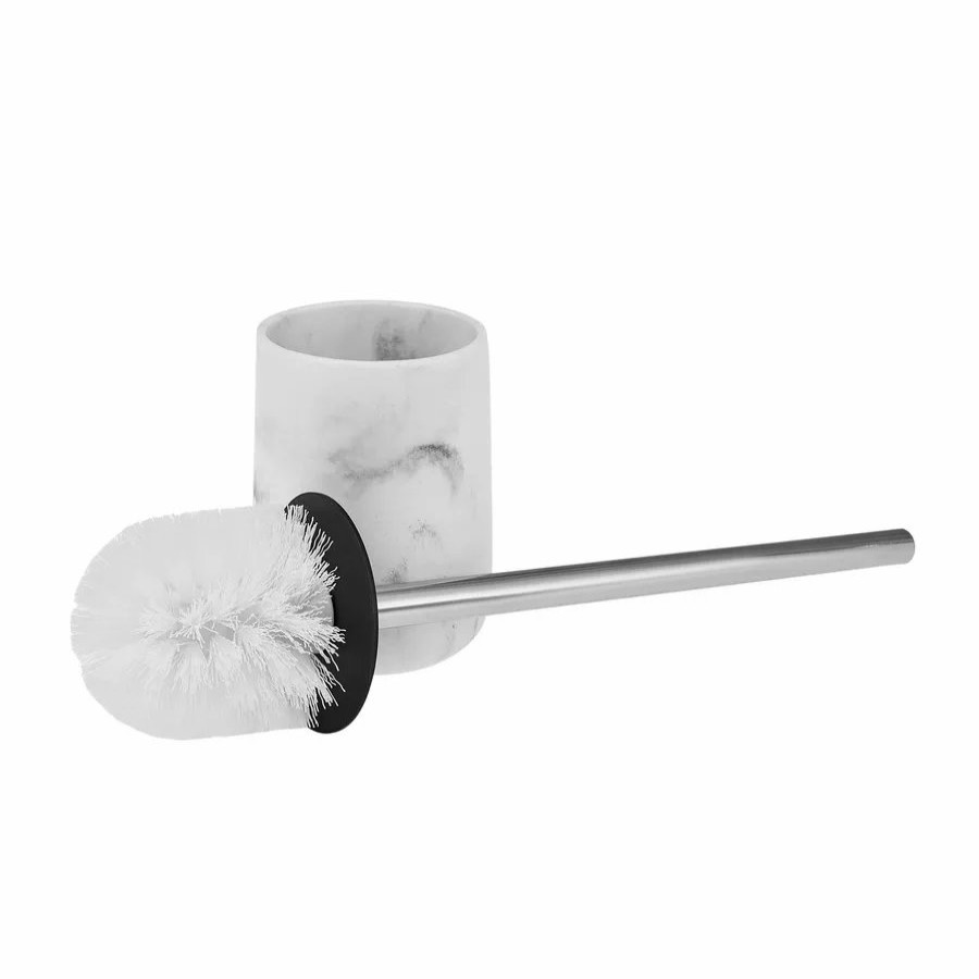 Bath Accessories | Karaca Karaca Marble Toilet Brush Holder, 10Cmx10Cmx12.68Cm, White