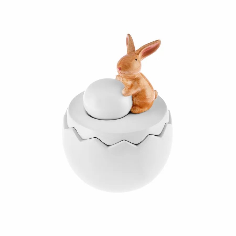 Storage Containers | Karaca Karaca Easter Storage Container With Lid, Large, White Multi