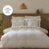 Duvet Cover Sets | Karaca Home Karaca Home Dogasever Nora 100% Turkish Cotton Bamboo Embroidered Duvet Cover Set With Bed Sheet, Double, Green White