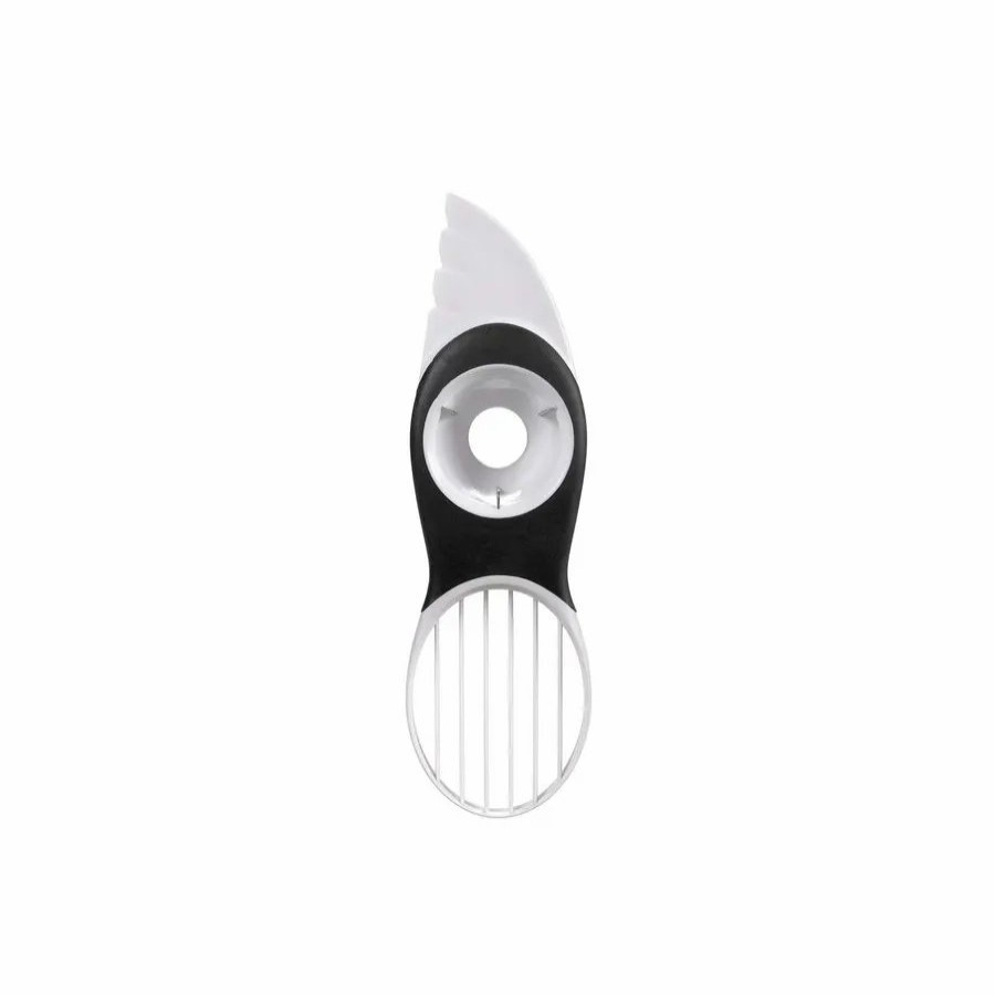 Kitchen Gadgets | Oxo Oxo 3-In-1 Avocado Slicer, 19Cmx5.7Cmx2.5Cm, White Black