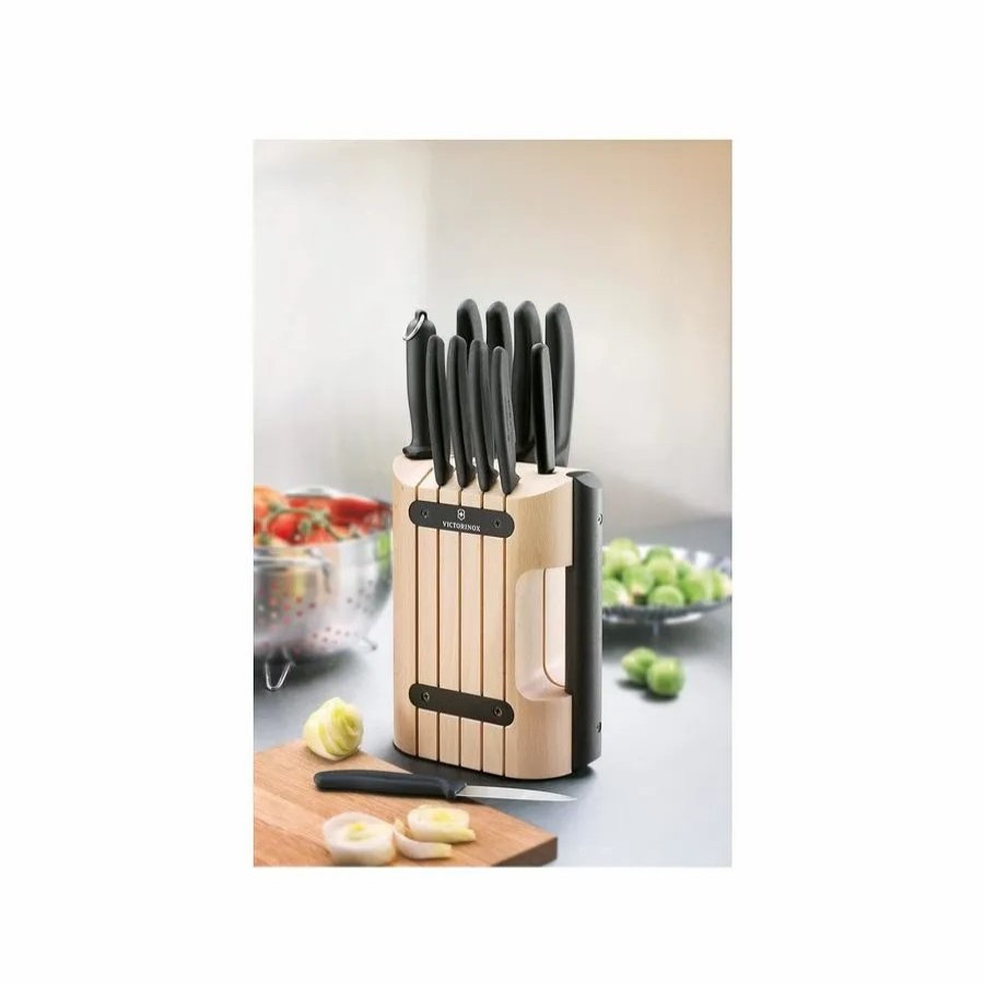 Knife Block Sets | Victorinox Victorinox Swiss Classic 11-Piece Knife Block Set, Black