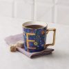 Mugs | Karaca Karaca Flower Porcelain Letter E Mug, 350Ml, Multi