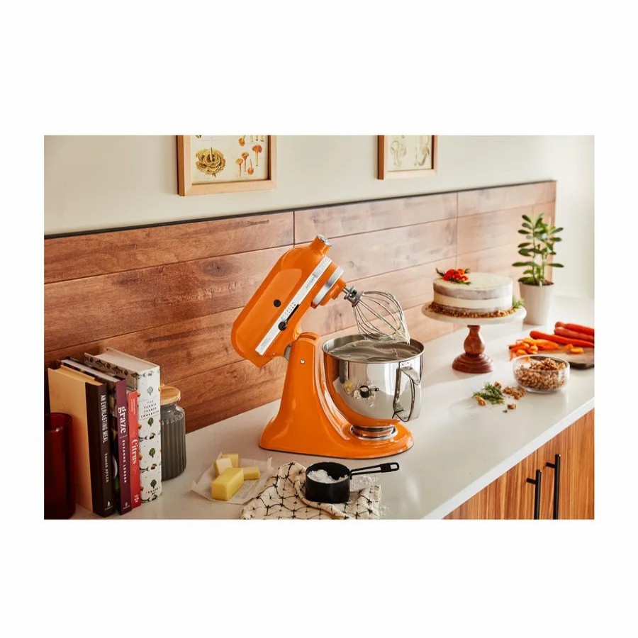 Stand Mixers | Kitchenaid Kitchenaid Artisan Mixer Tilt-Head Stand Mixer With Extra Accessories, 300W, 4.8L, Honey