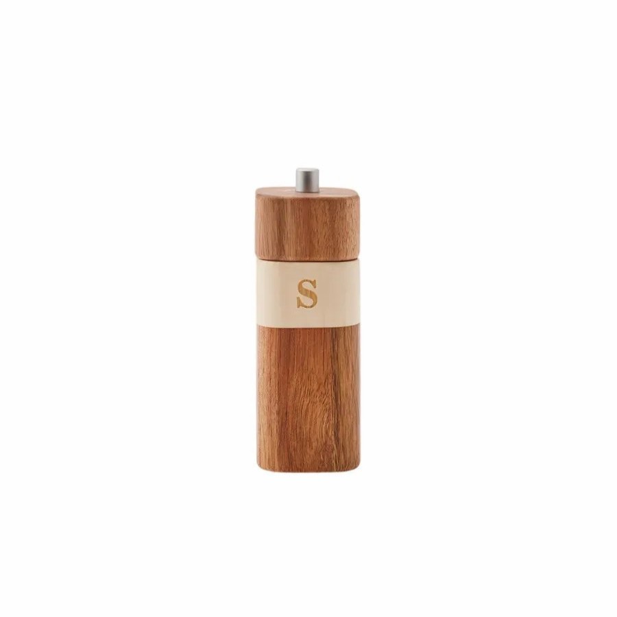 Salt And Pepper Grinders | Karaca Karaca Owen Wooden Spice Grinder, 17Cm, Wood