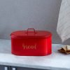 Bread Bins | Karaca Karaca Monroe Metal Bread Box, 8.5L, Red