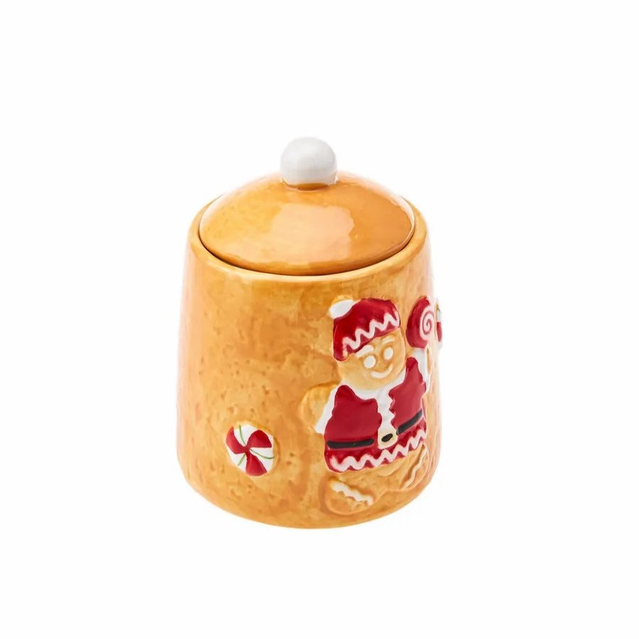 Storage Jars | Karaca Karaca New Year Christmas Hera Ceramic Storage Jar, 400Ml, Multi