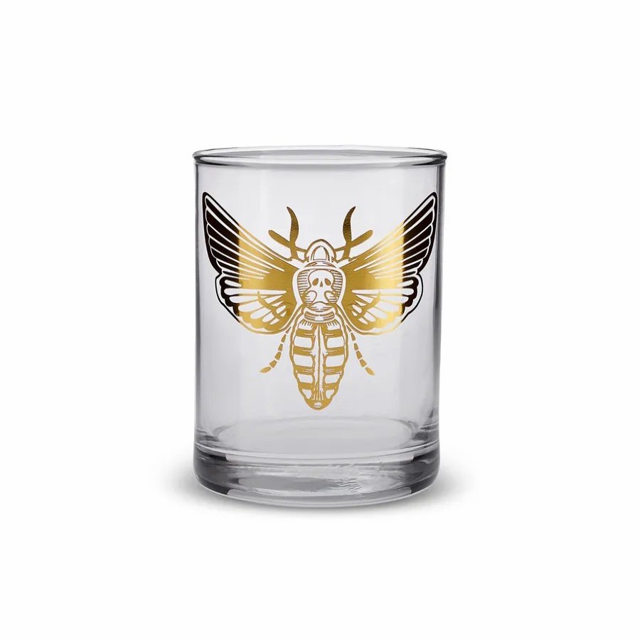 Tumbler Glasses | Karaca Karaca Halloween Beetle Glass Tumbler Glass, 380Ml, Transparent Gold