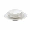 Porcelain Dinner Sets | Karaca Karaca Organic 12-Piece Porcelain Dinner Set For 4 People, White Gold