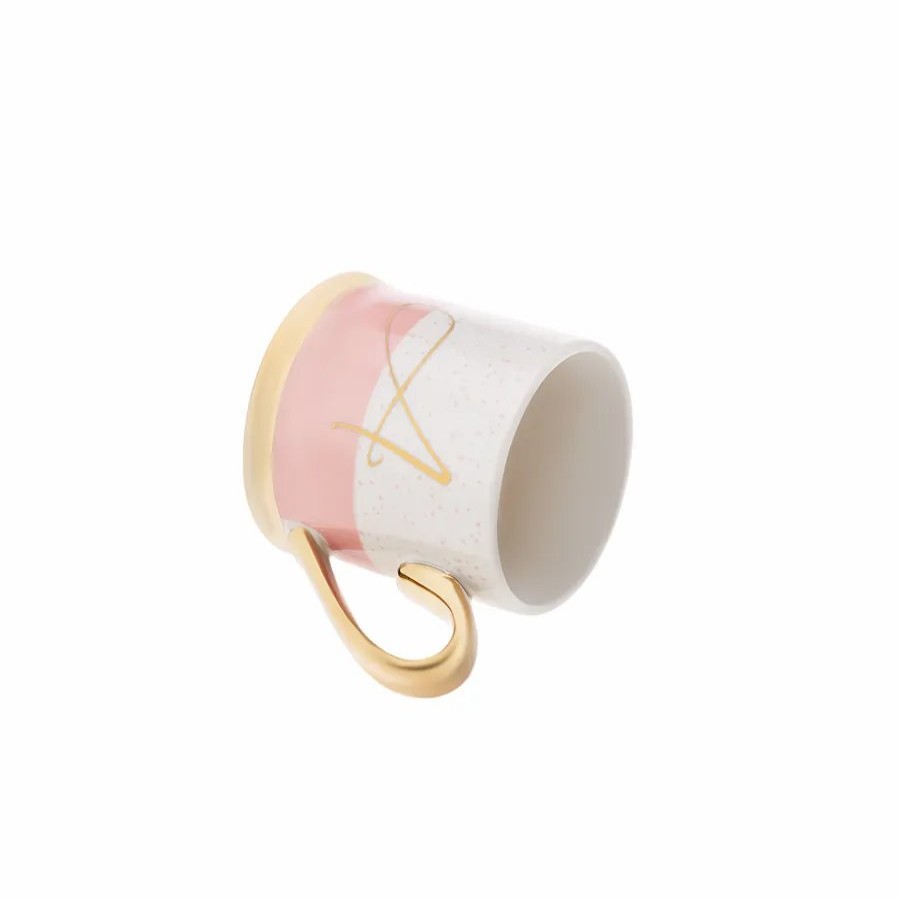 Mugs | Karaca Karaca Letter A Porcelain Mug, 330Ml, Multi