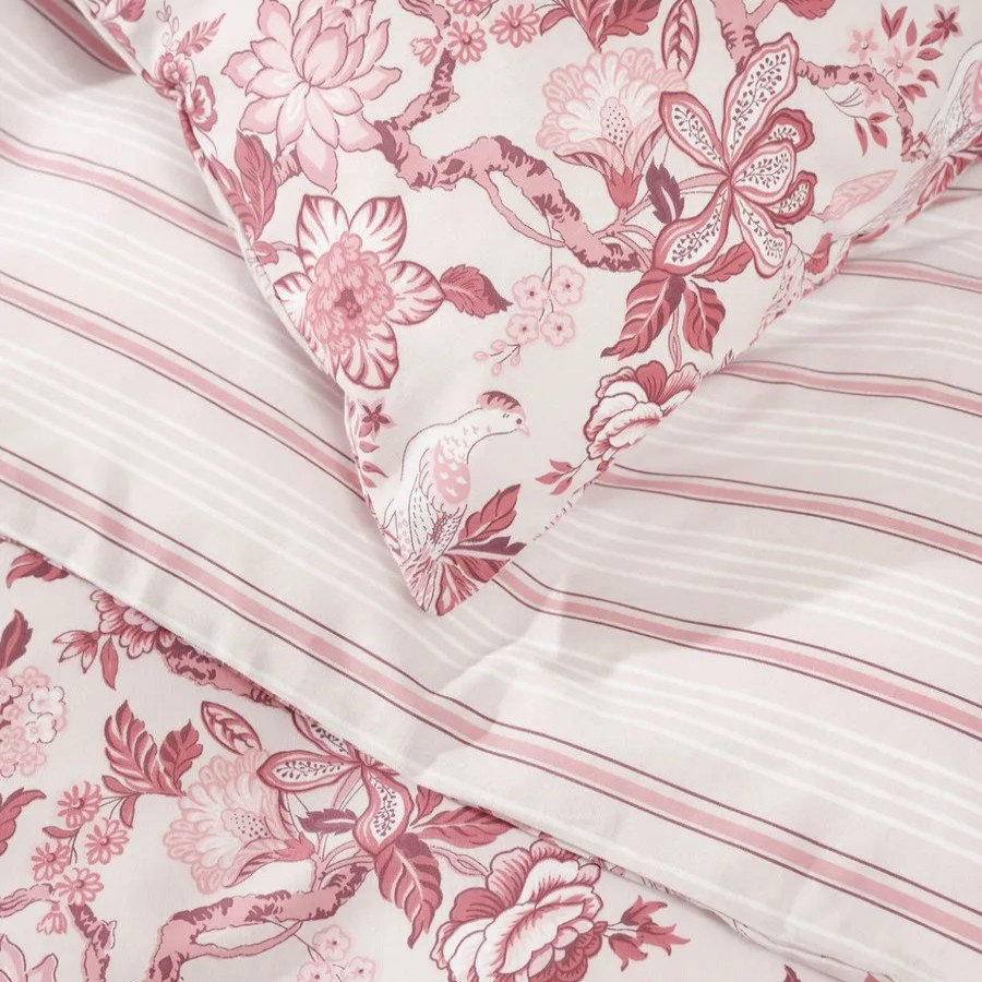 Duvet Cover Sets | Sarah Anderson Carina Madison Purify Duvet Cover Set With Bed Sheet, Double, Pink Multi