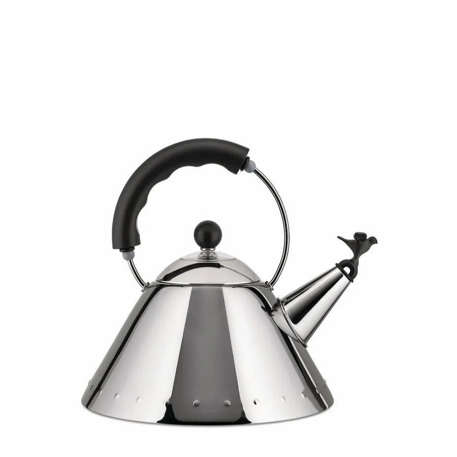 Kettles | Alessi Alessi Small Bird Shaped Kettle, 2L, Black Silver