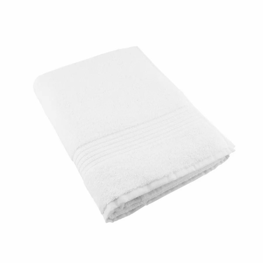 Towels | Karaca Home Karaca Home Back To Basic 100% Turkish Cotton Bath Towel, 85Cmx150Cm, White