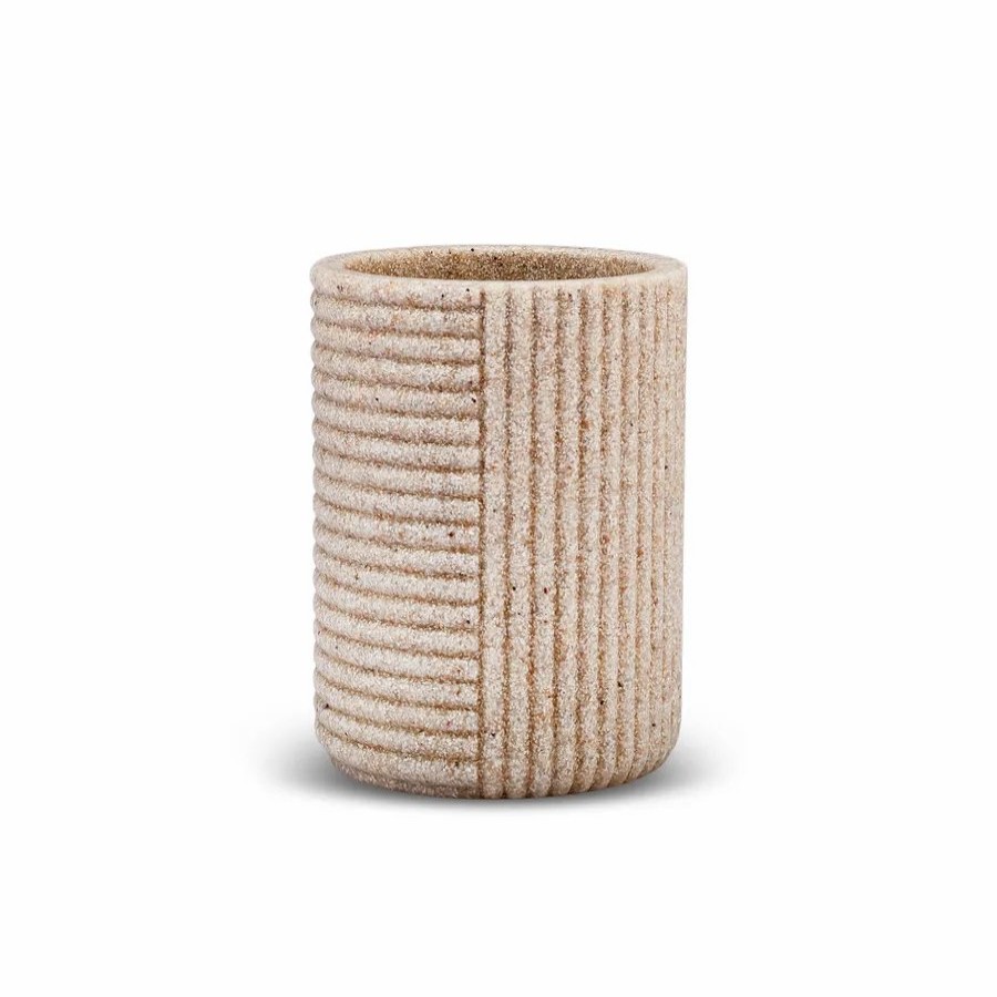 Bath Accessories | Karaca Karaca Antique Tumbler, 7.70Cmx7.70Cmx10.13Cm, Beige