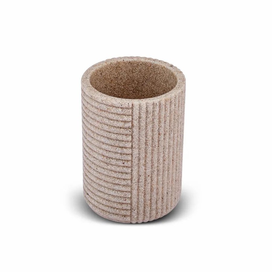 Bath Accessories | Karaca Karaca Antique Tumbler, 7.70Cmx7.70Cmx10.13Cm, Beige