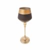 Candle Holder | Karaca Karaca Lucca Tealight Candlestick, 30.5Cm, Black Gold