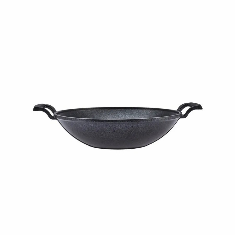 Pans | Karaca Karaca Biodiamond Powerful Antibacterial Paella Pan, 30Cm, Black