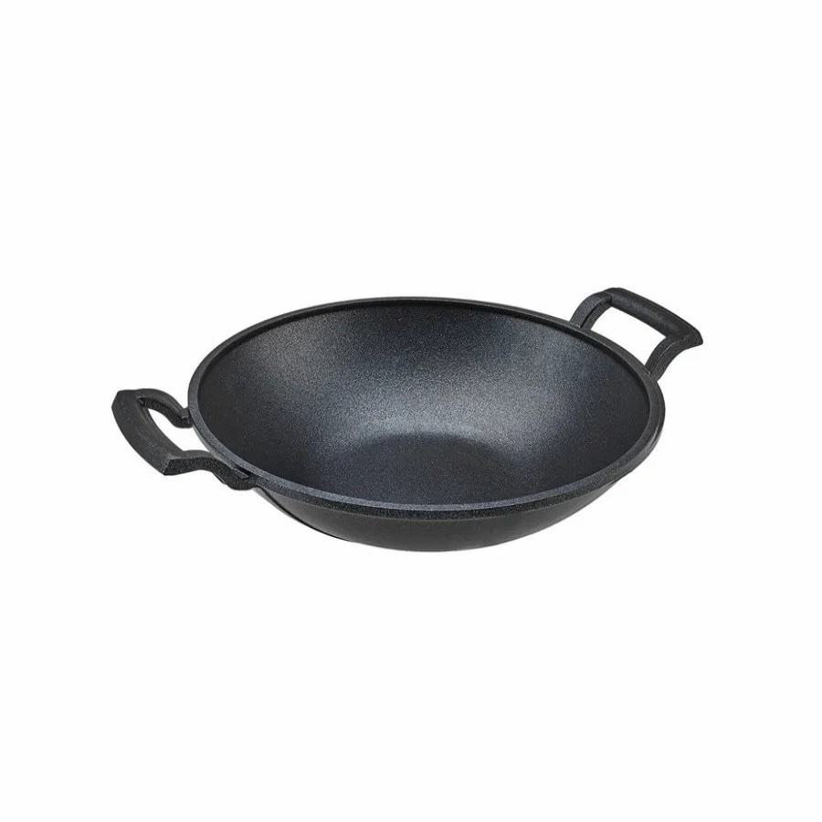 Pans | Karaca Karaca Biodiamond Powerful Antibacterial Paella Pan, 30Cm, Black