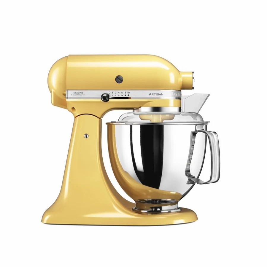 Stand Mixers | Kitchenaid Kitchenaid Artisan Mixer Tilt-Head Stand Mixer With Extra Accessories, 300W, 4.8L, Majestic Yellow