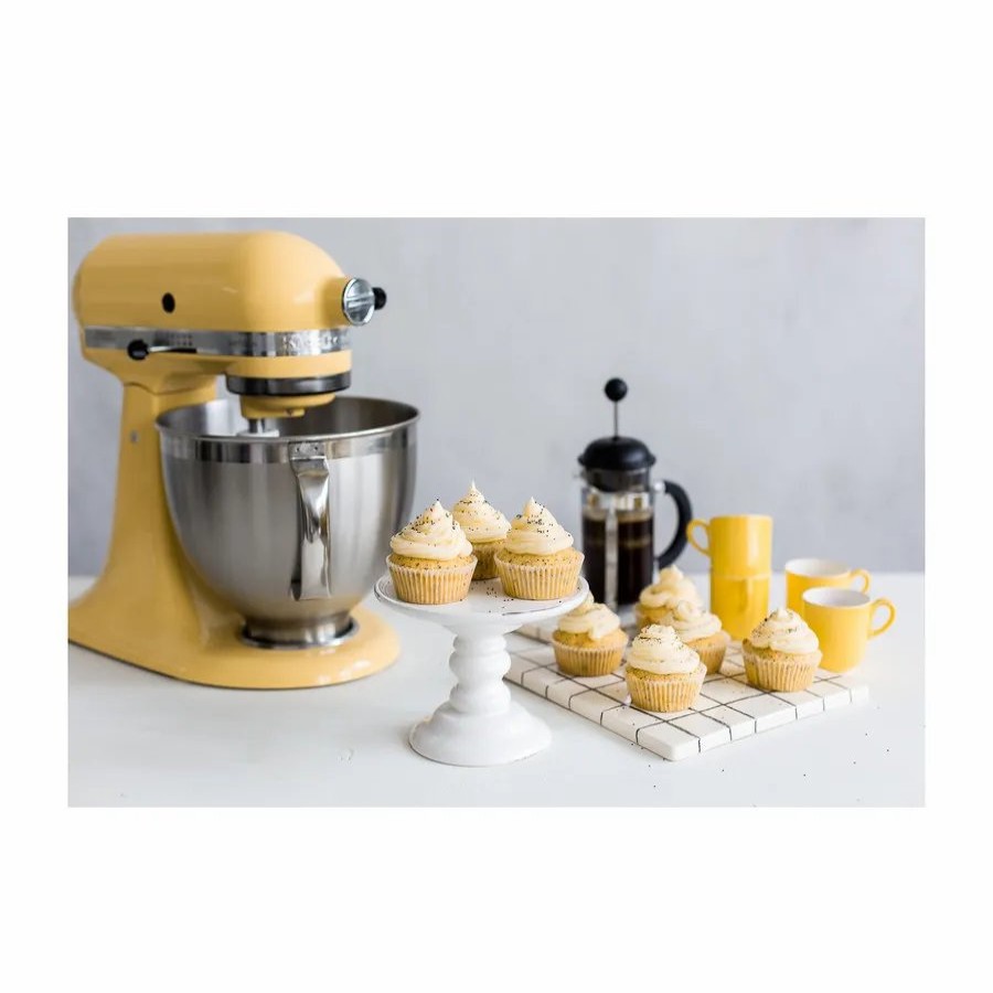 Stand Mixers | Kitchenaid Kitchenaid Artisan Mixer Tilt-Head Stand Mixer With Extra Accessories, 300W, 4.8L, Majestic Yellow