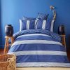 Duvet Cover Sets | Nautica Home Nautica Moby 100% Turkish Cotton Duvet Cover Set, Super King, 260Cmx220Cm, Navy Blue Multi