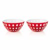 Bowls | Guzzini Guzzini Le Murrine 2 Piece Cereal/Soup Bowl Set, 12.5Cmx5.6Cm, Red White