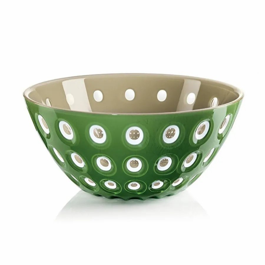 Bowls | Guzzini Guzzini Le Murrine Salad Bowl, 25Cmx11Cm, Green Brown