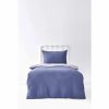 Duvet Cover Sets | Karaca Karaca Home Duvet Cover Set, Single, Navy Blue Light Grey