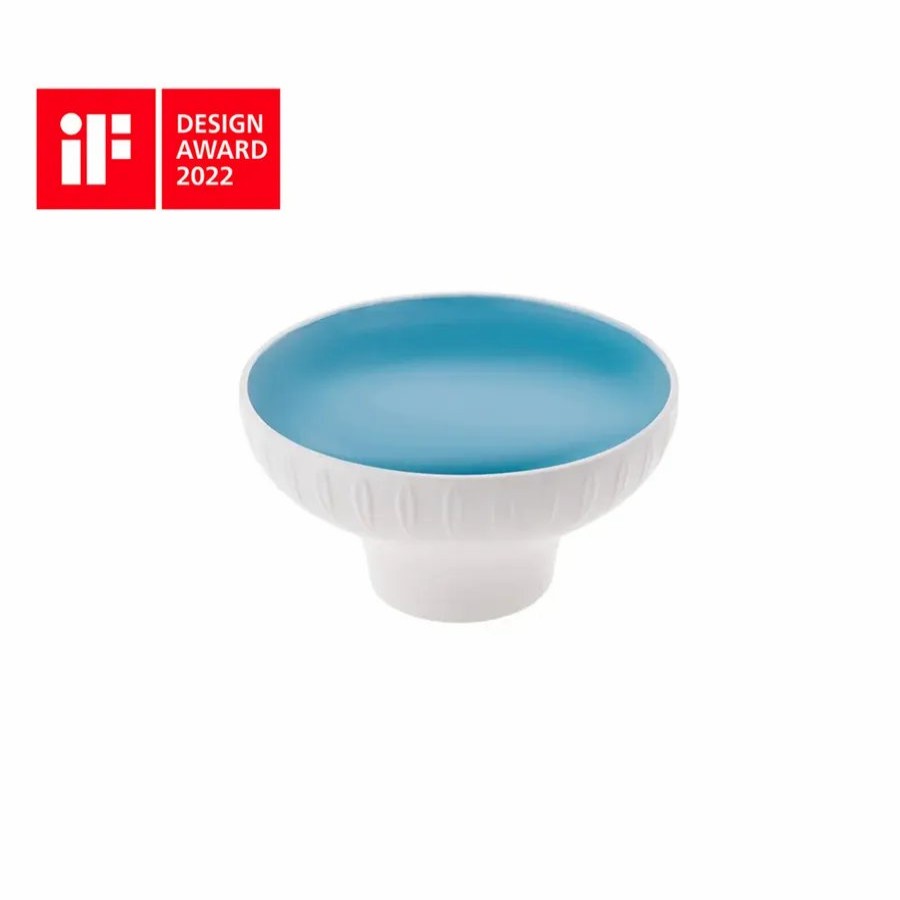 Bowls | Karaca Karaca Fit Collection Stoneware Cerealsoup Bowl, 20Cm, Blue White