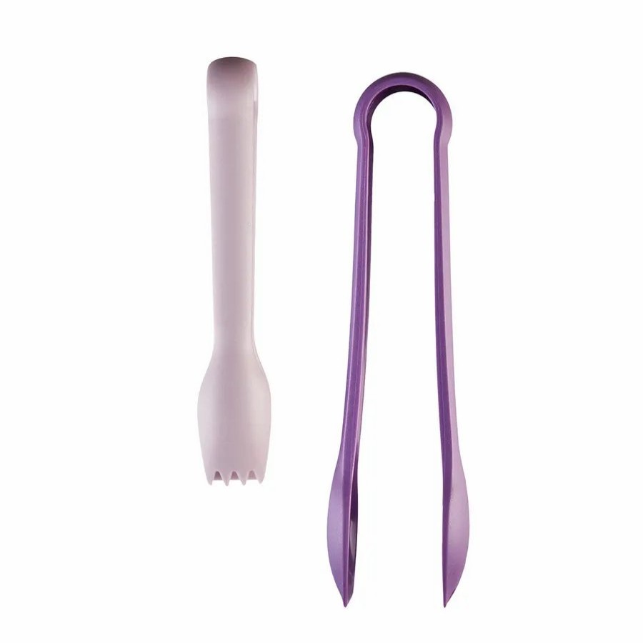 Kitchen Utensils | Crick Crack Crick Crack Alp 2 Piece Salad And Pasta Tongs, Purple Lilac