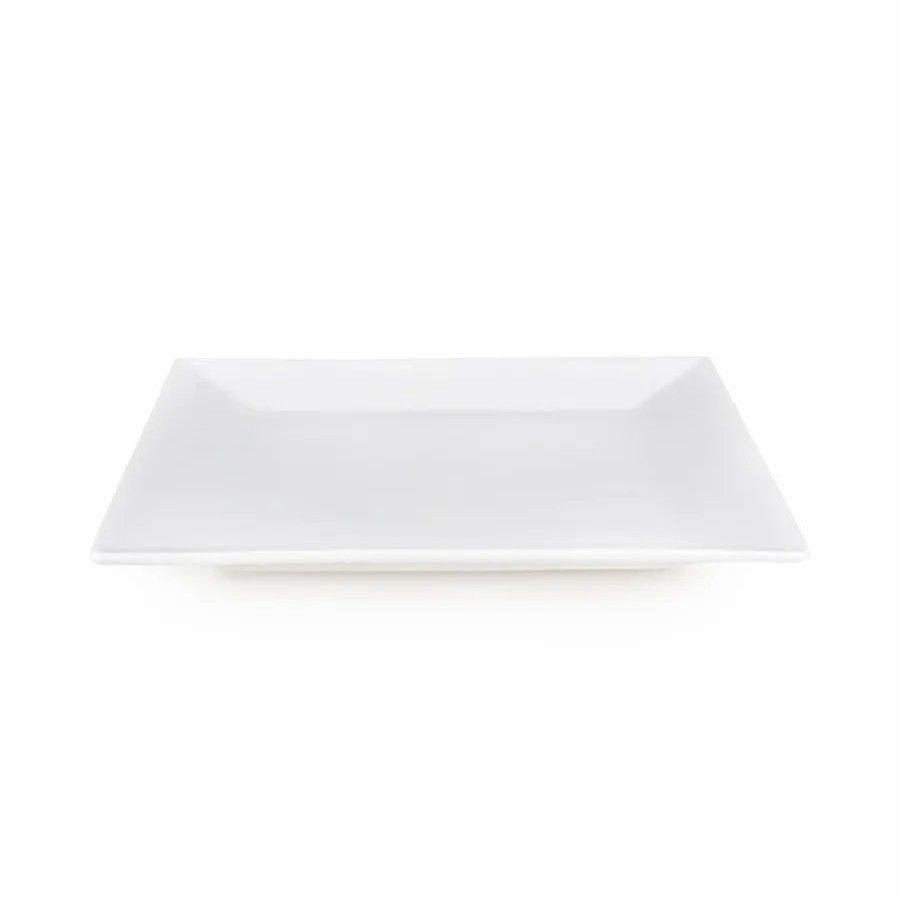 Side Plates | Karaca Karaca Carmen Trend Square Porcelain Serving Platter, 18Cm, White