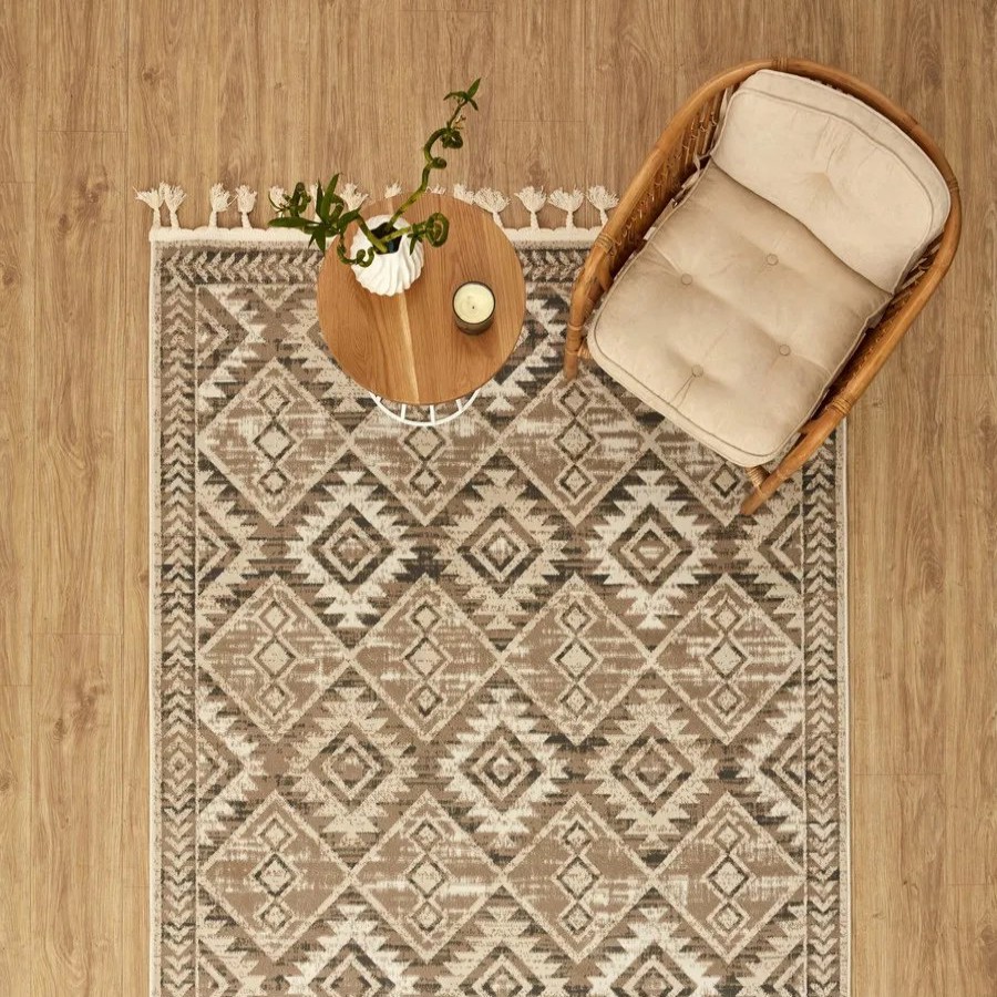 Scandinavian Rugs | Kasmir Rugs Kasmir Rugs 7/24 Scandinavian Olaf Rug, 160Cmx230Cm, Beige Multi