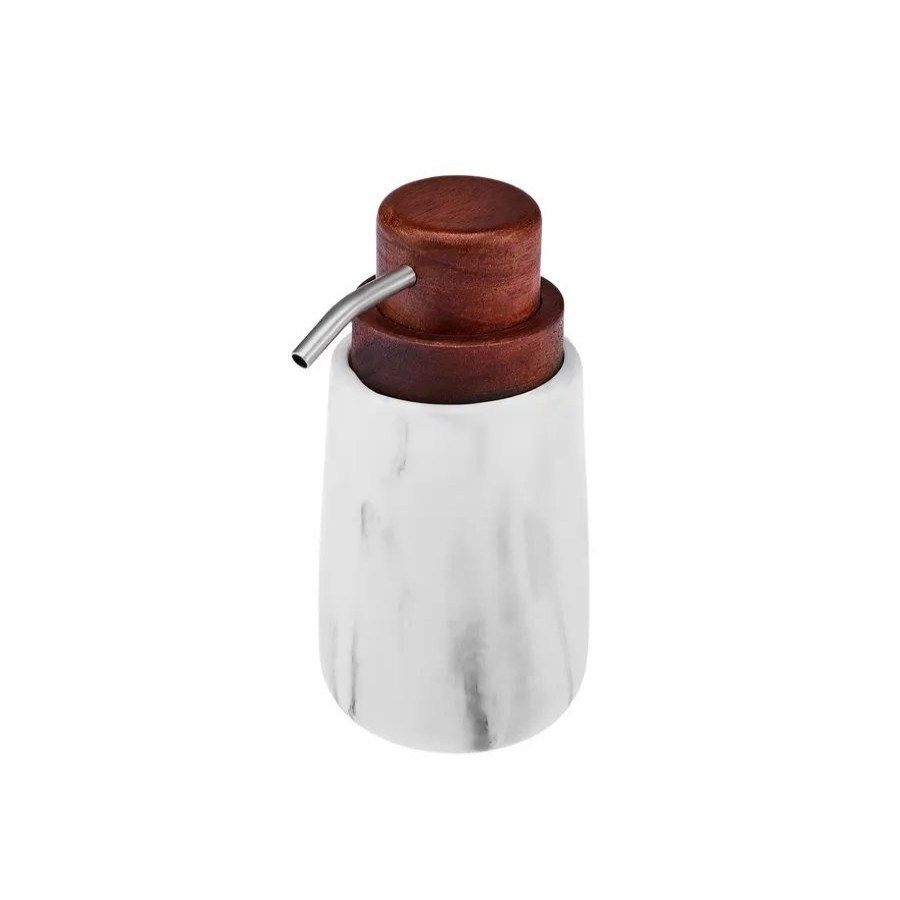 Bath Accessories | Karaca Karaca Marble Lotion Dispencer, 7.98Cmx7.98Cmx15.5Cm, White