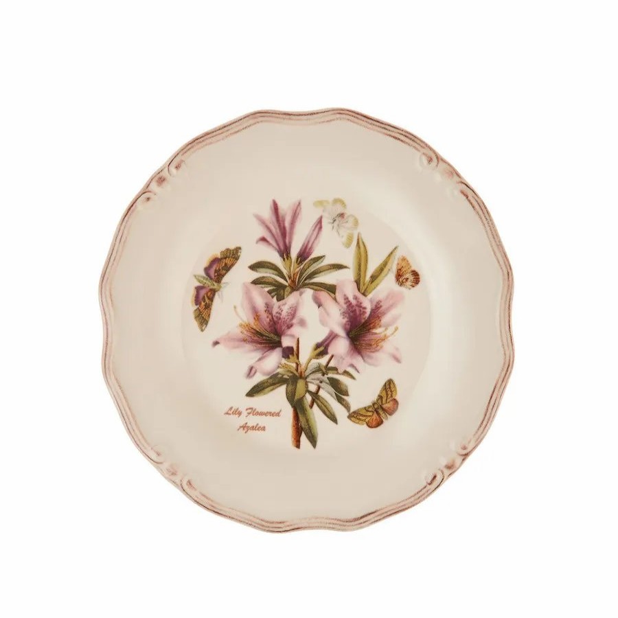 Dinner Plates | Karaca Karaca Tiffany Lily Porcelain Dinner Plate, 26Cm, Multi