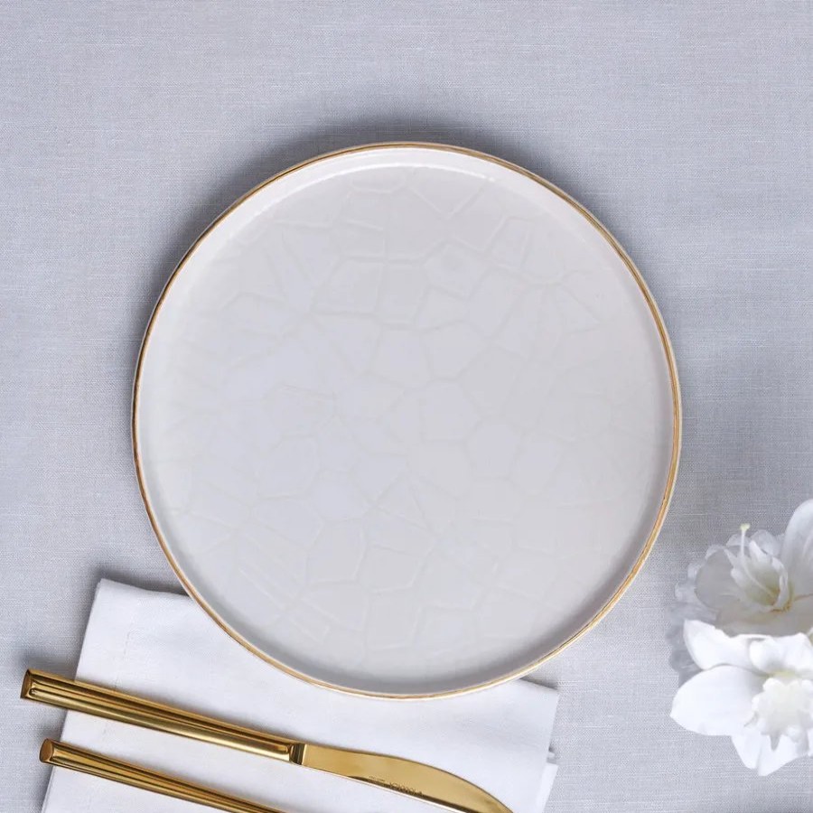 Serving Platters | Karaca Karaca Calvin Ceramic Appetizer Plate, 23Cm, Multi