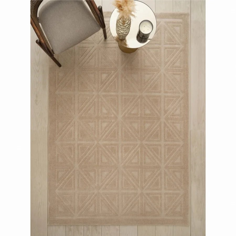 Modern Rugs | Kasmir Rugs Kasmir Rugs 724 Gloria Isabel Rug, 80Cmx150Cm, Brown