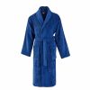 Bathrobes | Nautica Home Nautica Home Crew 100% Turkish Cotton Bathrobe, Small, Navy Blue