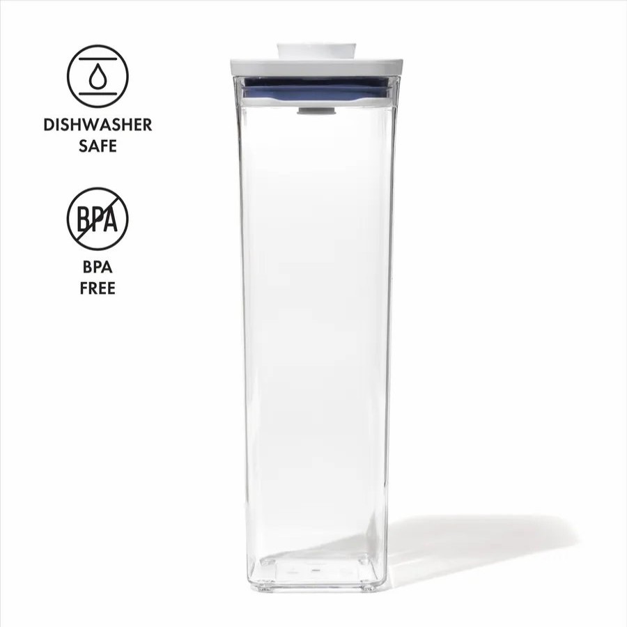 Storage Containers | Oxo Oxo Square Tall Pop Container, Small, 2.1L, White Transparent