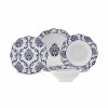 New Generation Bone China Dinner Sets | Karaca Karaca Maren 24-Piece New Generation Bone China Dinner Set For 6 People, Multi