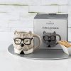 Mugs | Karaca Karaca Animal Bulldog Stoneware Mug, 483Ml, Multi